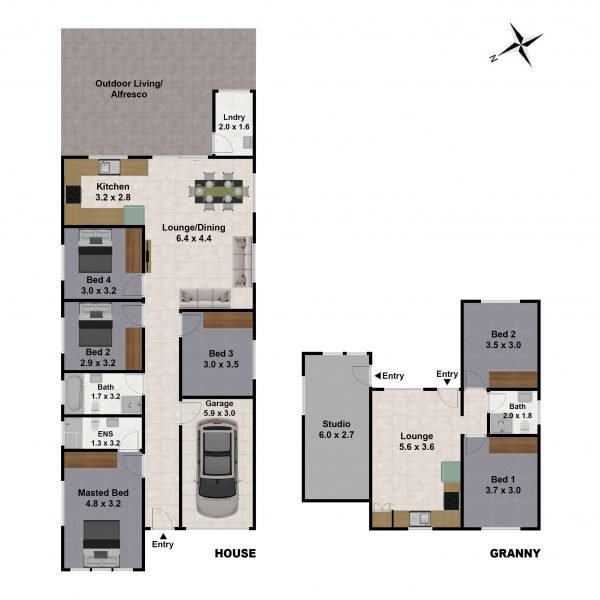 House design diagram