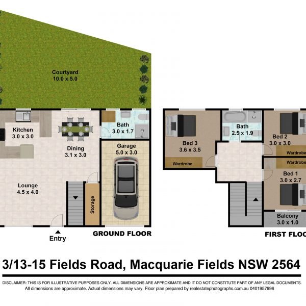 3/13-15 Fields road, Macquarie fields NSW 2564 diagram